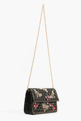 Black Honey Bee Crafted Clutch