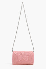 Crystal Rose Embellished Clutch