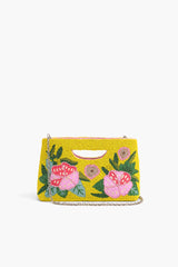 Blazing Yellow Hibiscus Hand-held Clutch