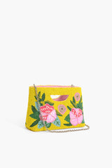 Blazing Yellow Hibiscus Hand-held Clutch