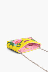 Blazing Yellow Hibiscus Hand-held Clutch