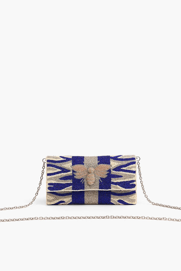 Royal Bee Embellished Clutch