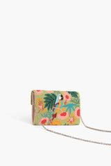 Morning Glory Beaded Clutch