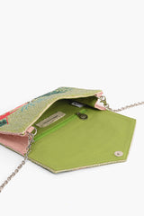 Morning Glory Beaded Clutch
