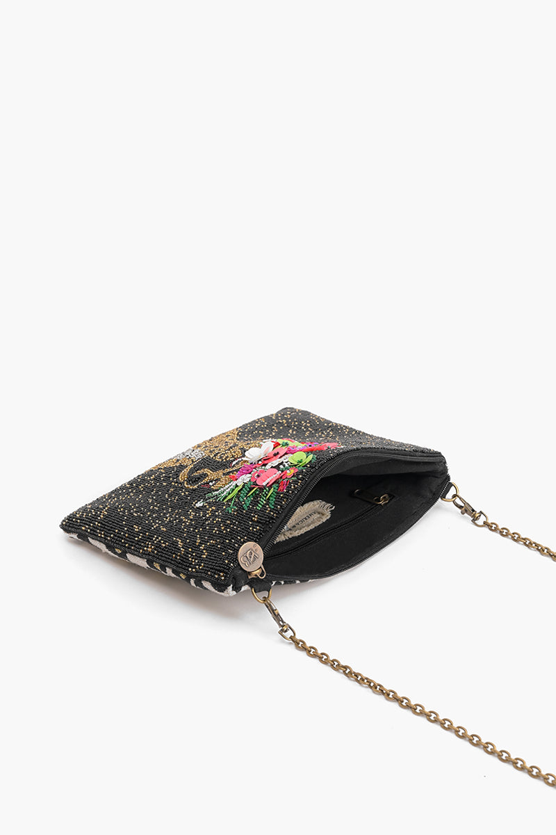 Cheetah Queen Embellished Clutch