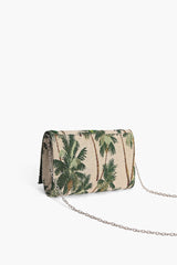 Palm Trees Embellished Clutch