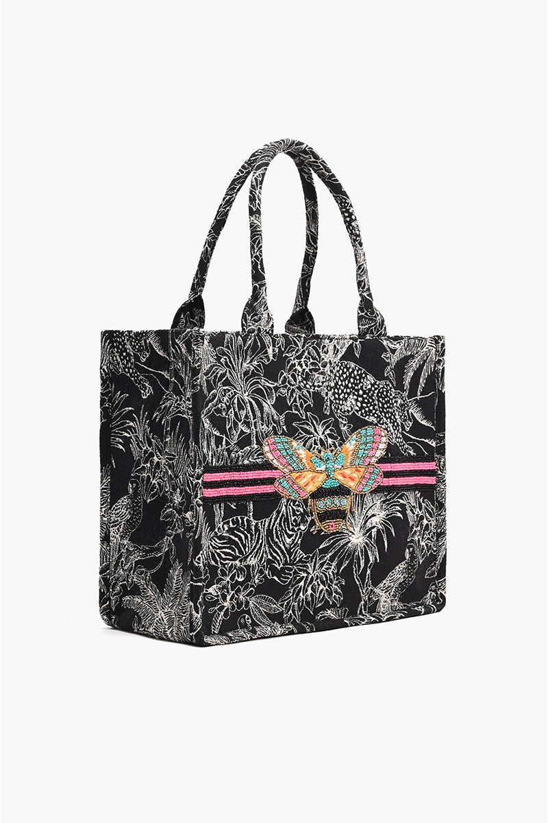 Midnight Moth Tote