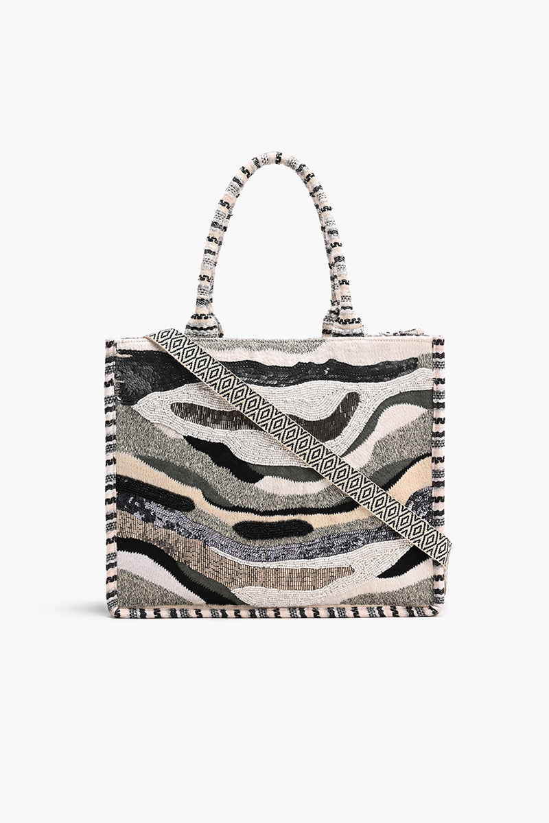 Metallic Sands Day Tote