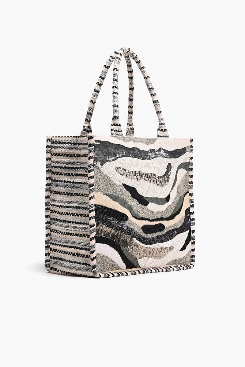 Metallic Sands Day Tote