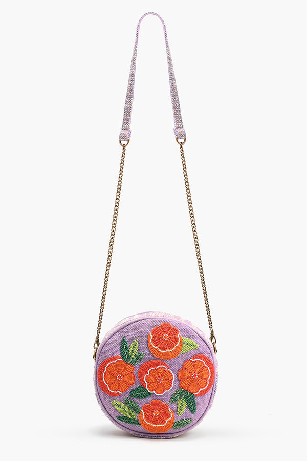 Florida Lavendar Crossbody Bag