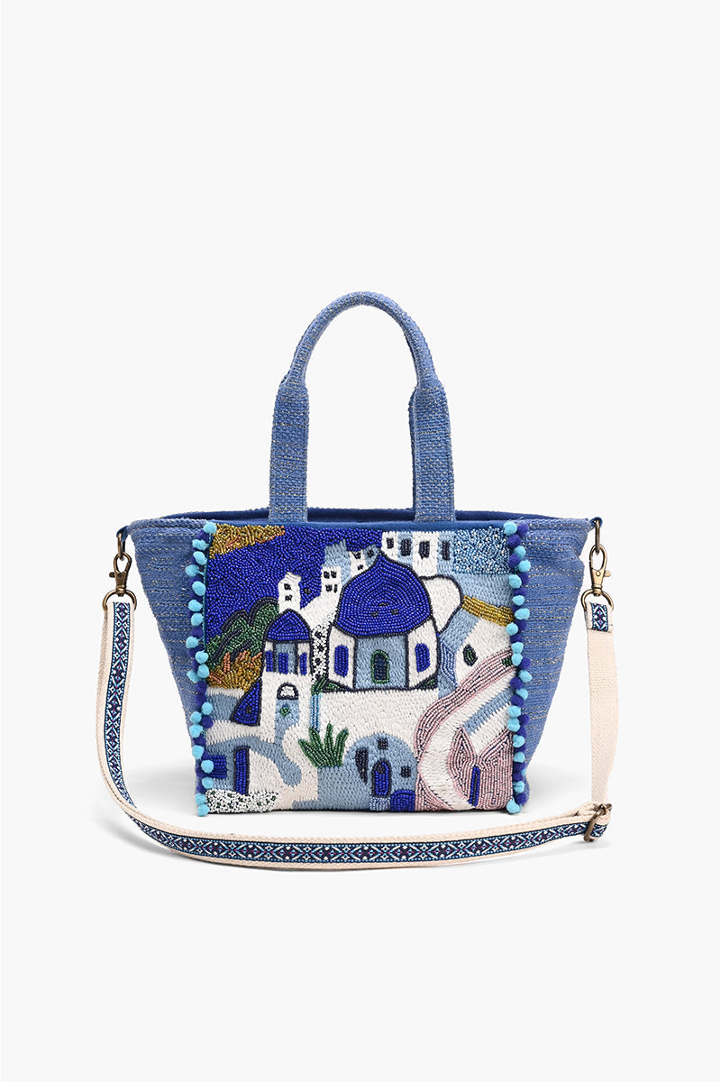 Santorini Sky Mini Tote