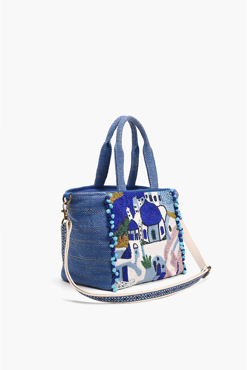 Santorini Sky Mini Tote