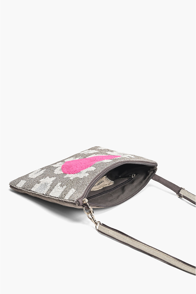 LARGE ZIP TOP CLUTCH TO MY LOVE