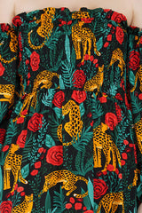Jaguar Paradise Maxi Shirred Dress
