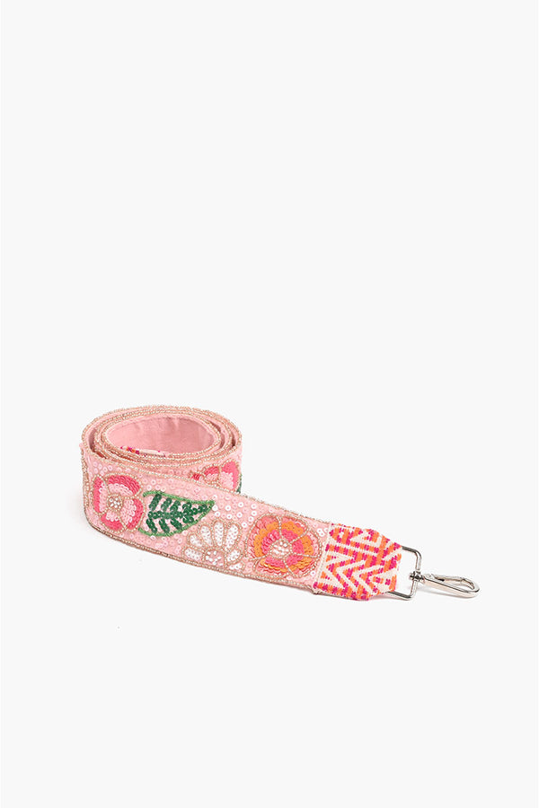 Embellished Crossbody Strap-Summer Garden