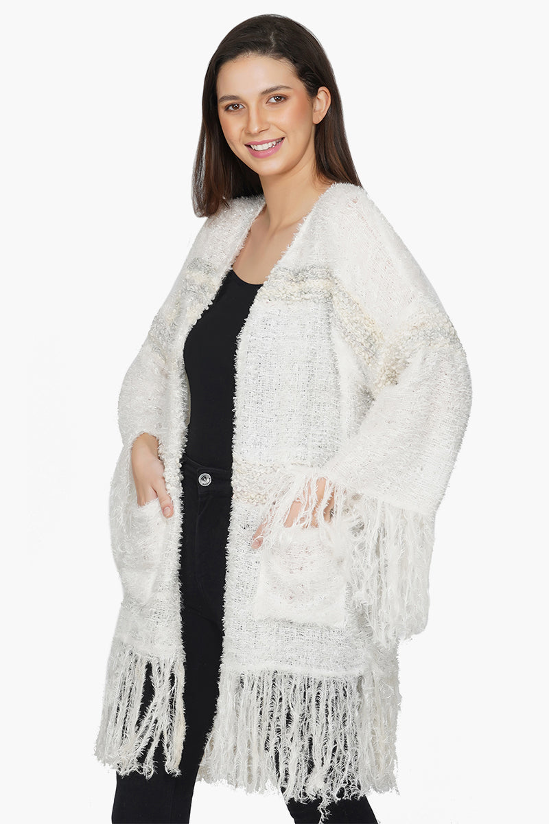Snow white Winter Oversized Sweater