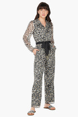 Always Animal  Leopard Print Evening Jumpsuit