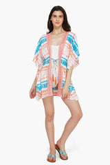 Coral Reef Tie Dye Cover Up