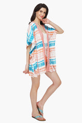 Coral Reef Tie Dye Cover Up