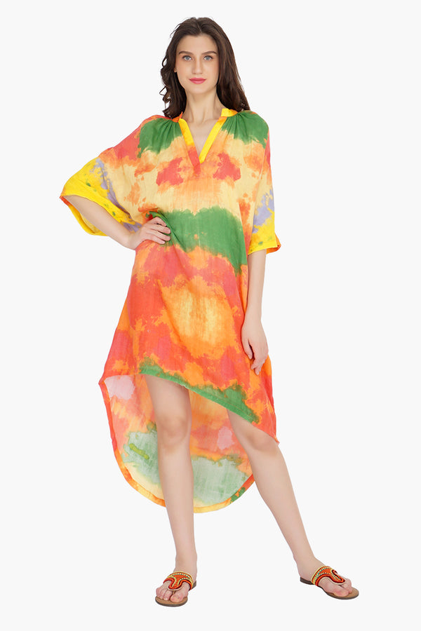 Paradise Tie Dye Long Tunic