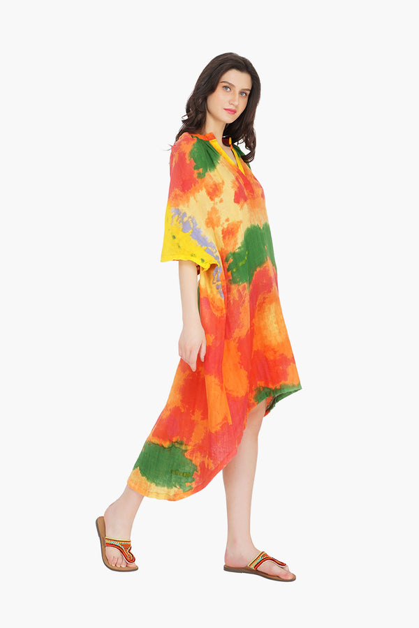 Paradise Tie Dye Long Tunic