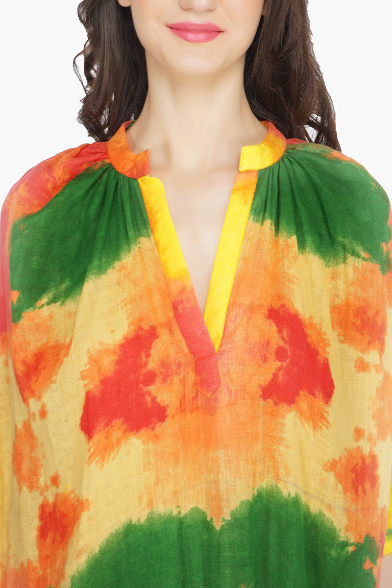 Paradise Tie Dye Long Tunic