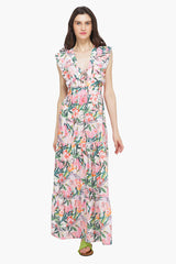 Paradise Pink Floral Maxi Dress