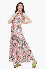 Paradise Pink Floral Maxi Dress
