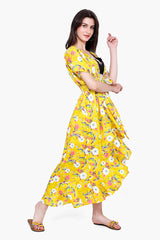 Sunshine Florals Cover Up