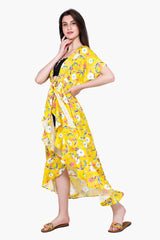 Sunshine Florals Cover Up