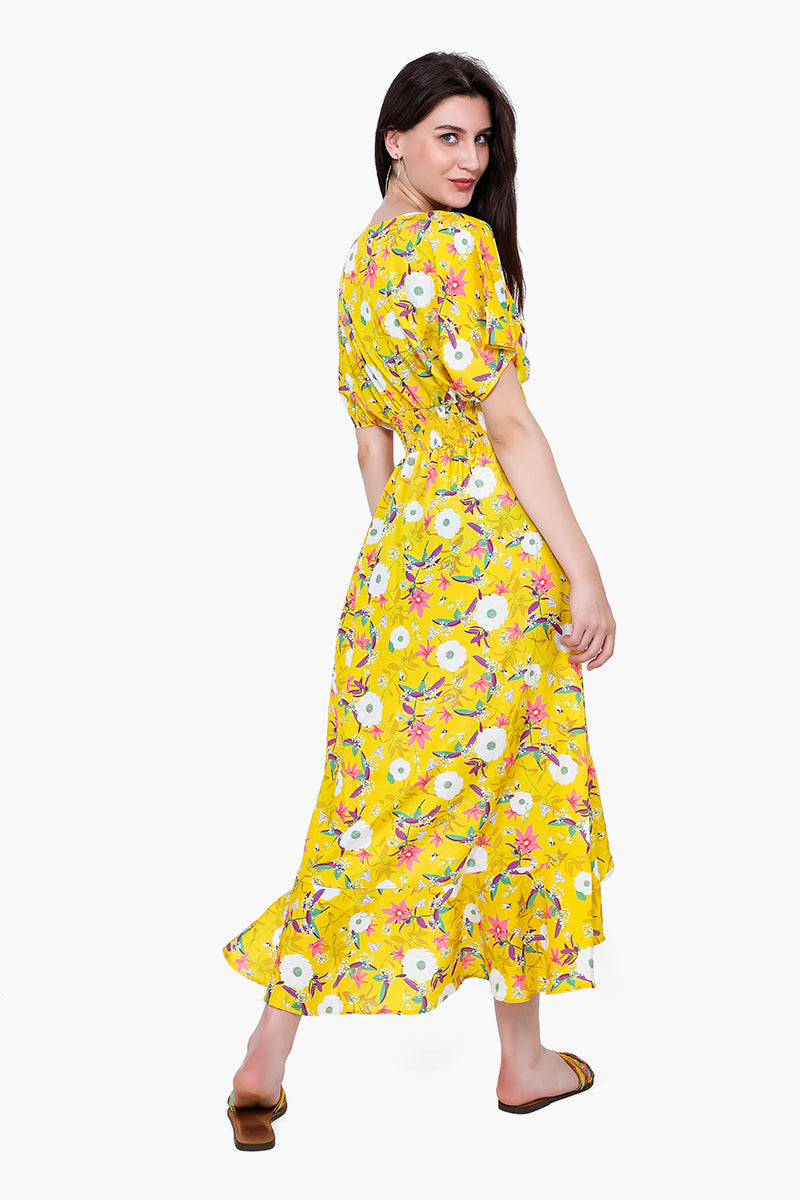 Sunshine Florals Cover Up