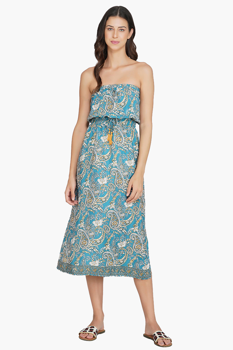 Hailee Bandeau Midi Dress