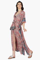 Nina Maxi Kimono Cover Up