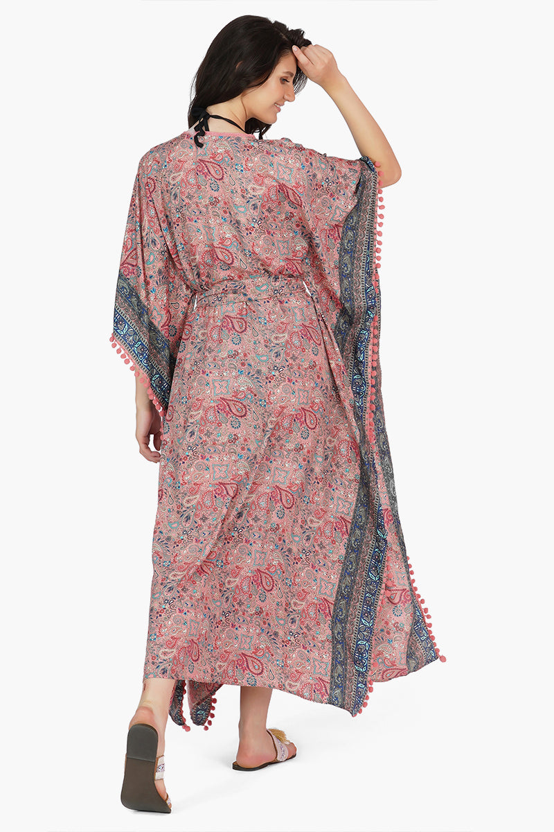 Nina Maxi Kimono Cover Up