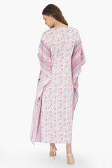 Sugar Coral Floral Maxi Kaftan