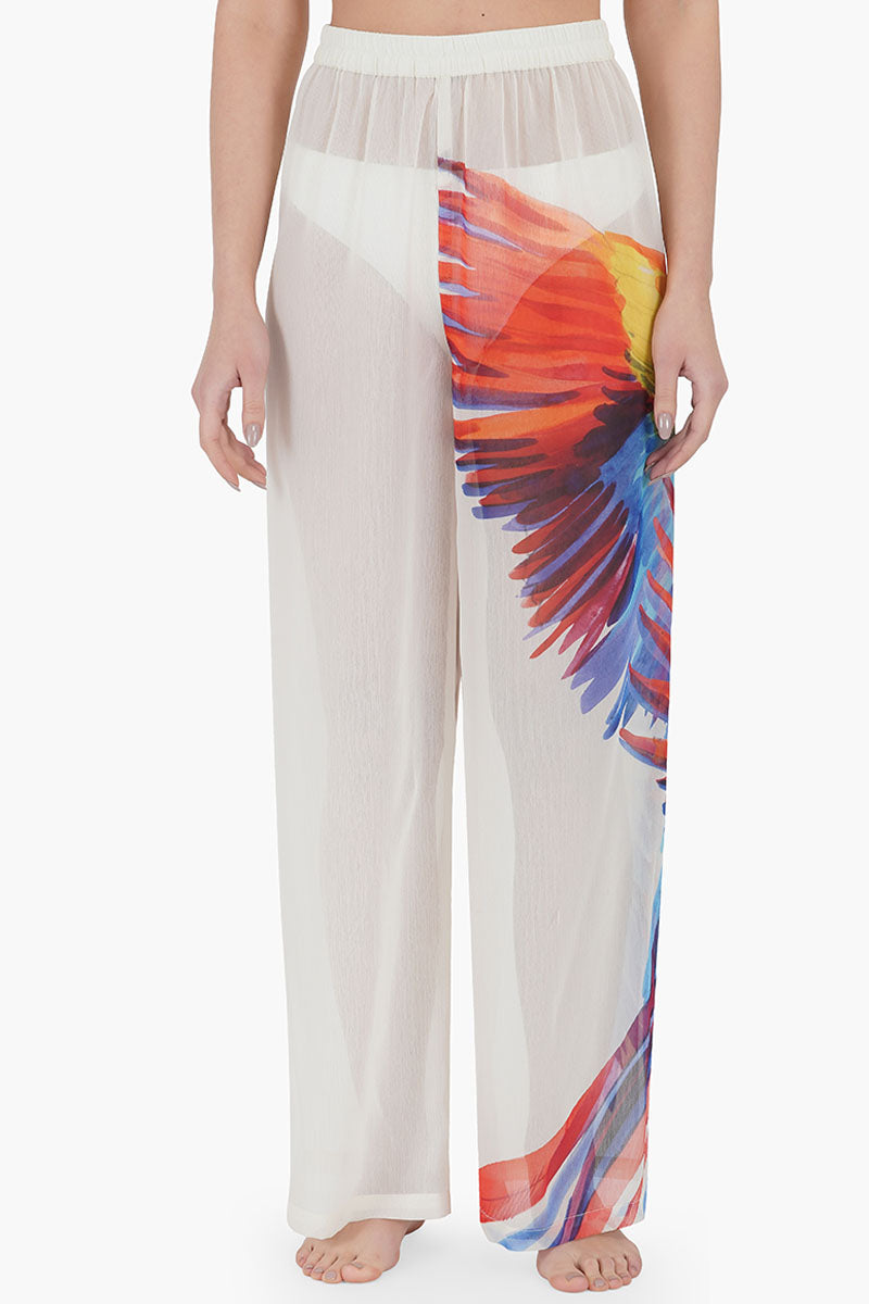 Parrot in Paradise Beach Cover Up Pants