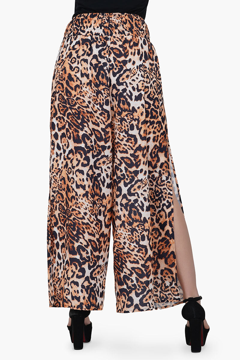 Brown Leopard Pants