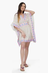 Island Paradise Embroidered Kaftan