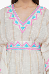 Island Paradise Embroidered Kaftan