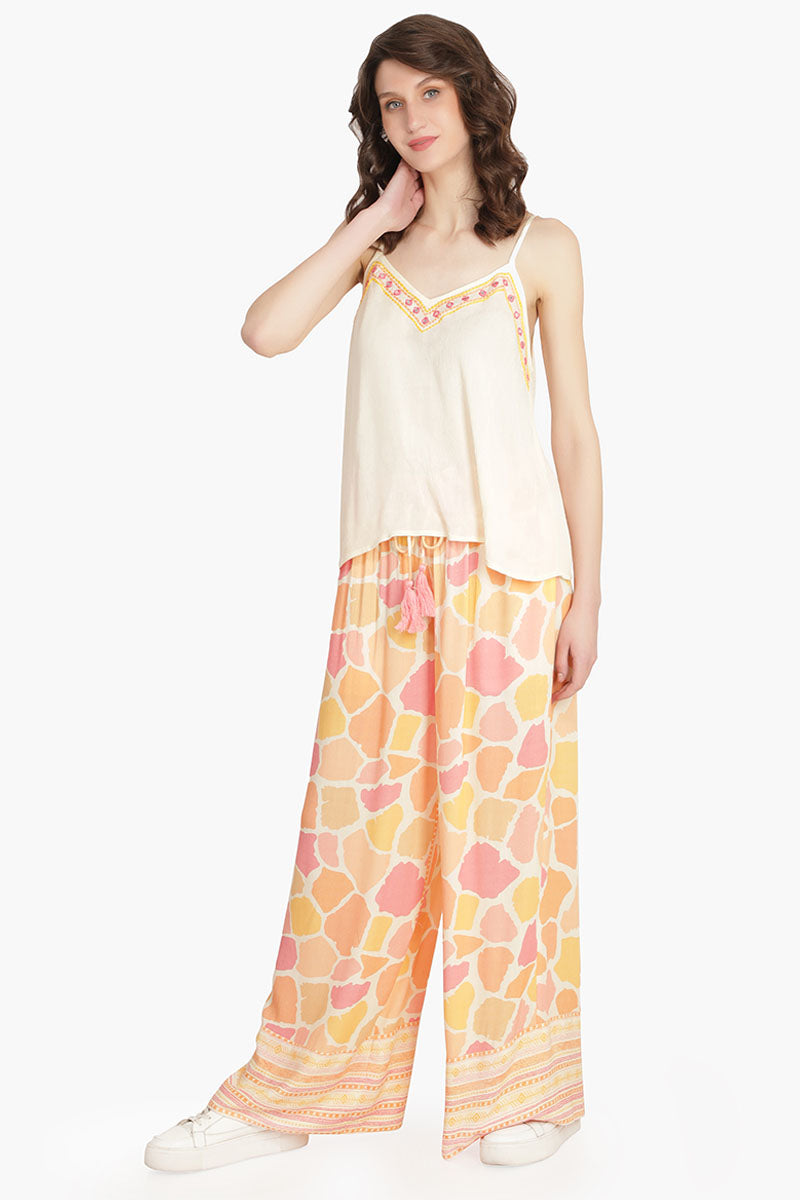 Mirrorwork Embellished Top