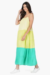 Green Goddess Tiered Maxi Dress