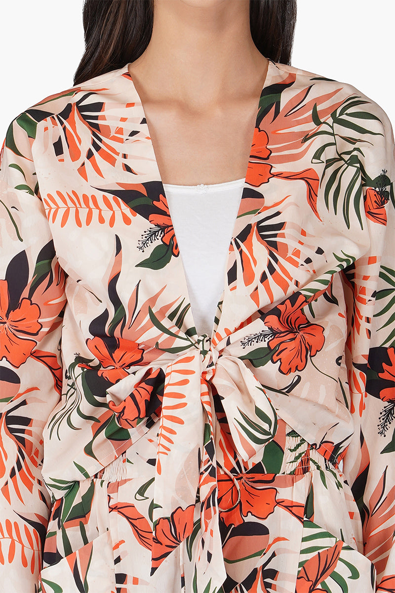 Tropics Tie Top