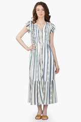 Gianna Striped Maxi Dress