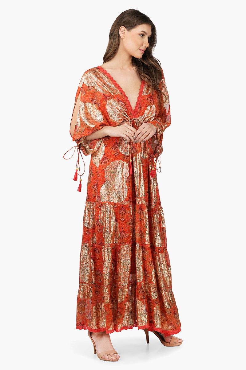 Omnia Tiered Maxi Dress