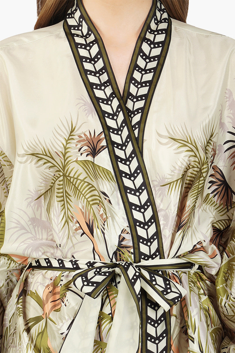 Olivia Printed Kimono Cover up