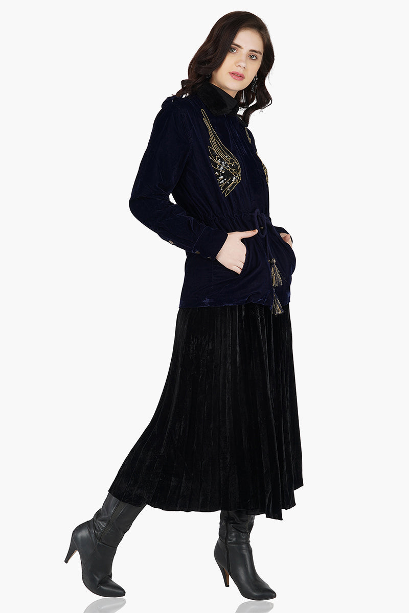 Angel Wings Velvetine Jacket
