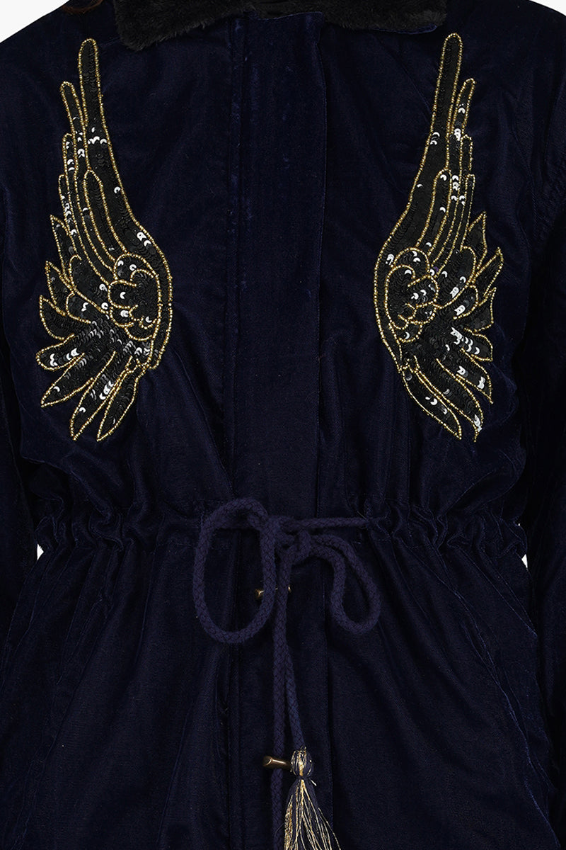 Angel Wings Velvetine Jacket