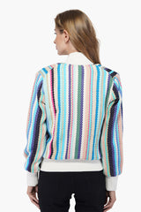 Ice Cold Chic Bomber Jacket