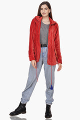 Amber Velvet Parka Jacket