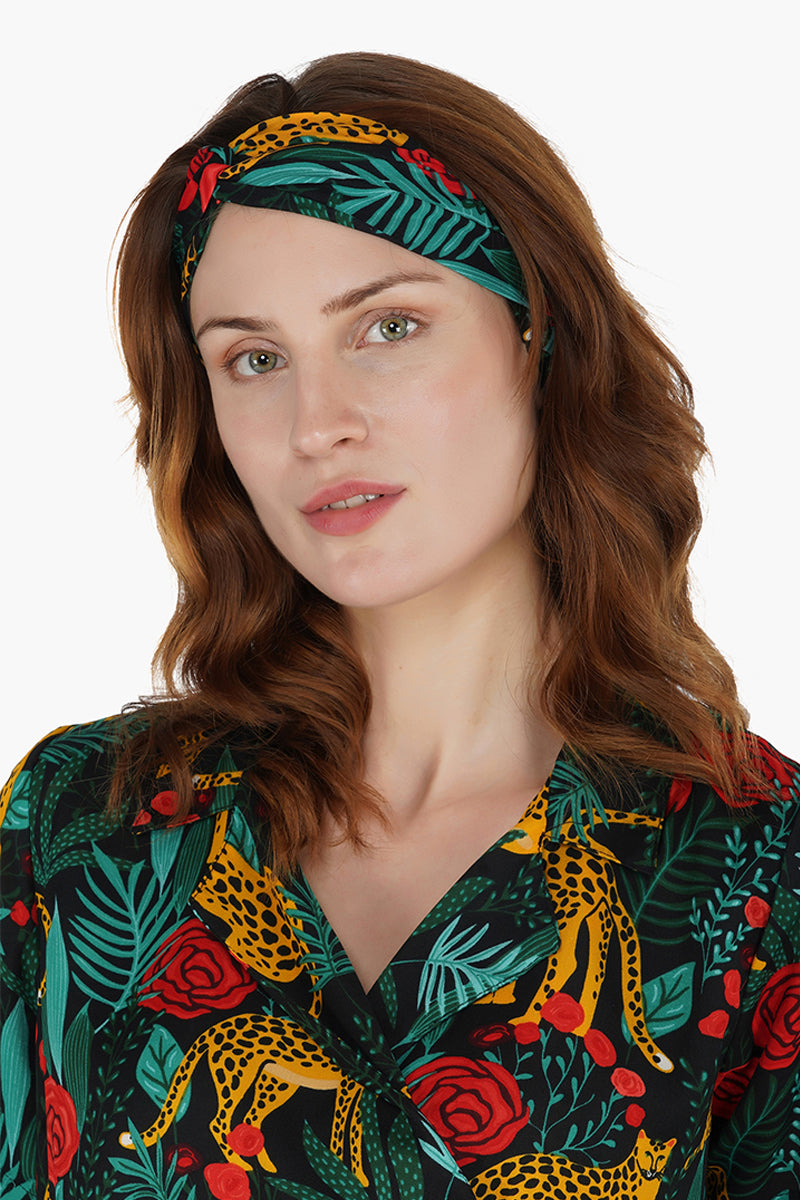 Jaguar Paradise Twisted Headband